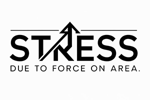 Stress-force-area